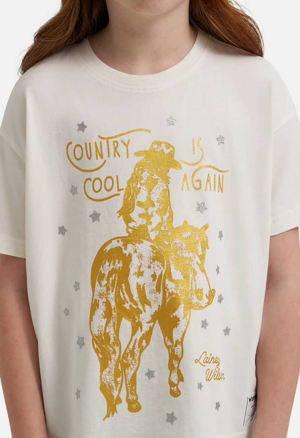 Wrangler x Girl's Lainey Wilson Country Cool Oversized Tee