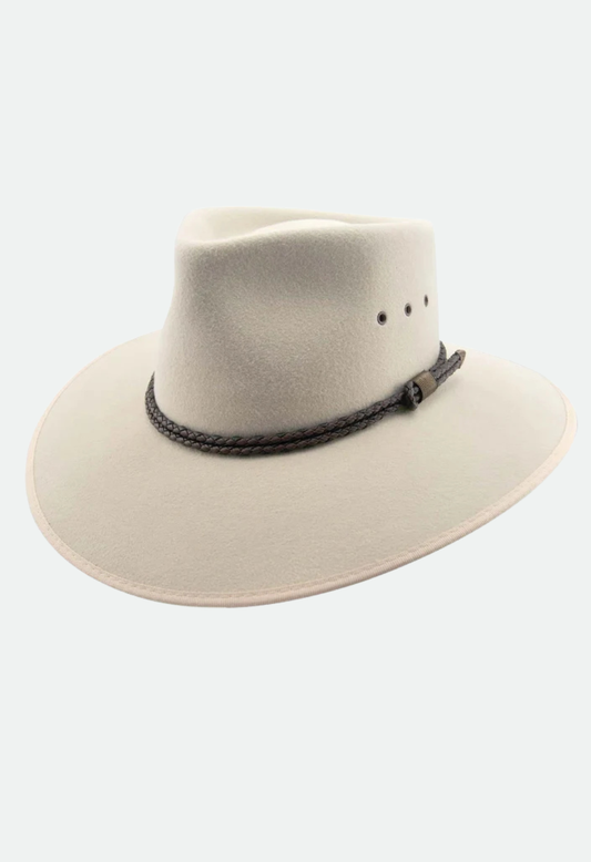Statesman Hats Countryman Fur Felt Hat - Silver Belly