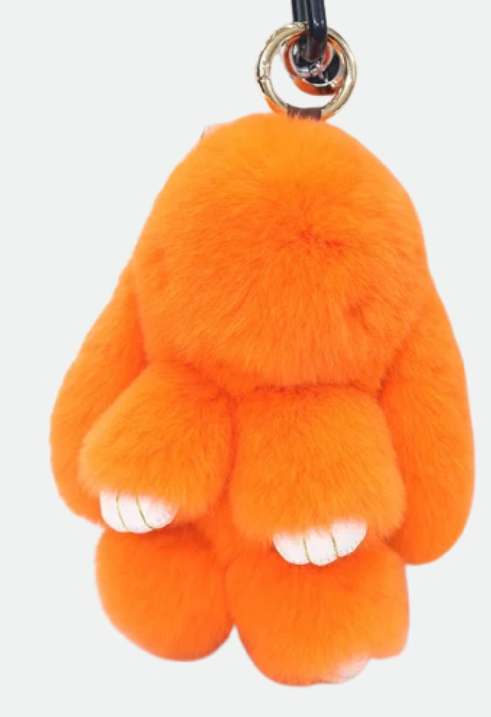 Heavenly Craft Rabbit Fur Doll Keychain