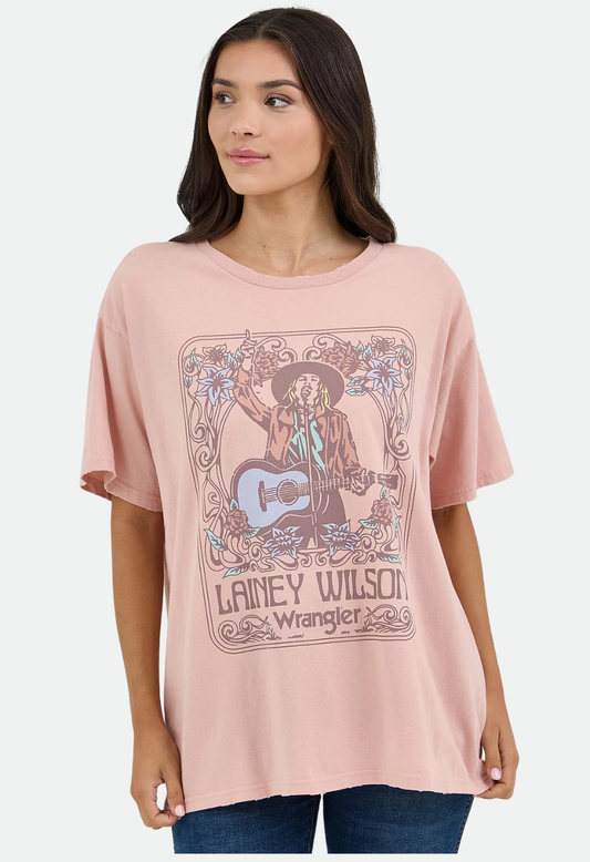 Women's Wrangler® Lainey Wilson Oversized Band Tee