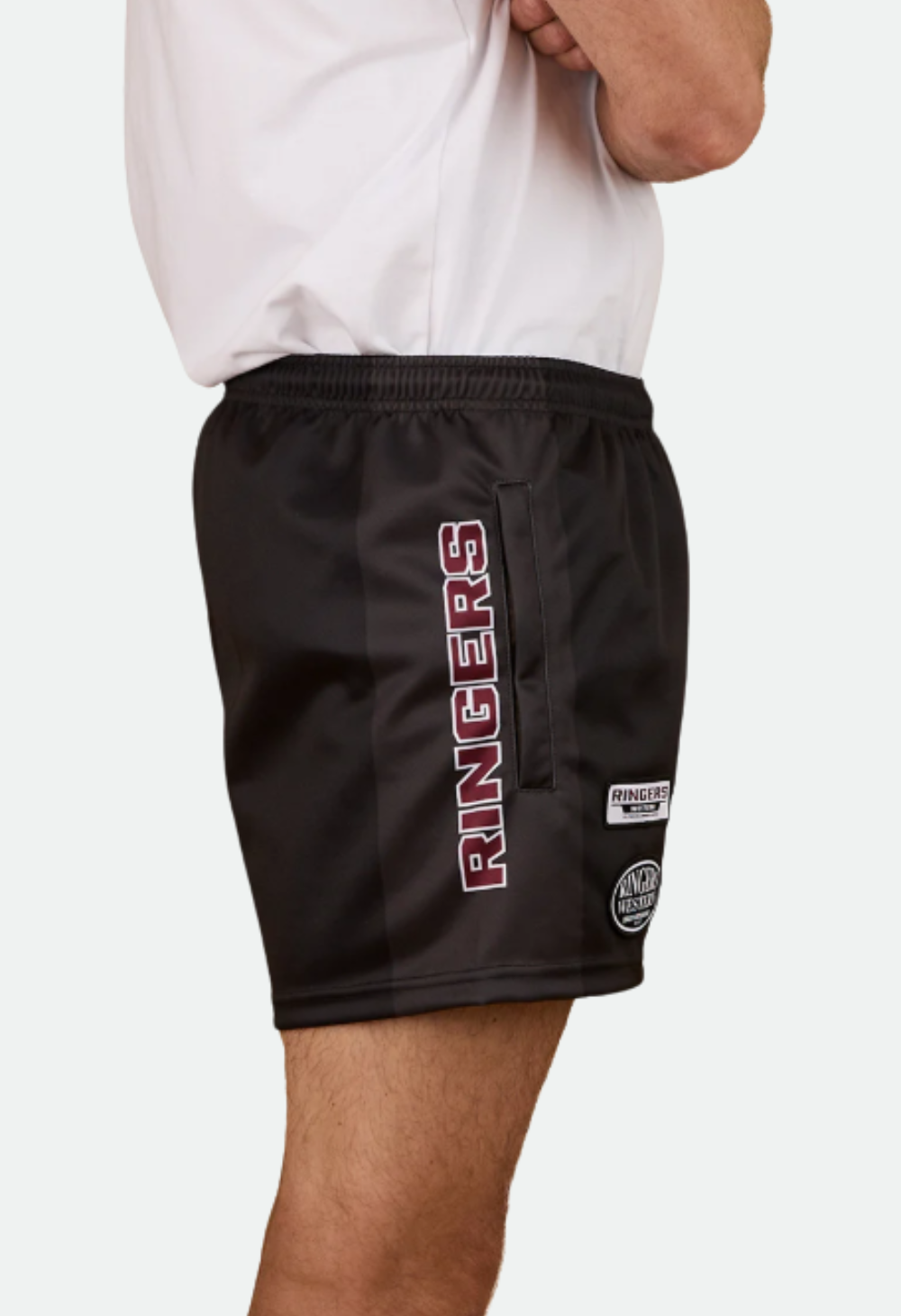 Ringers Western Men's Buckley Footy Short - Black