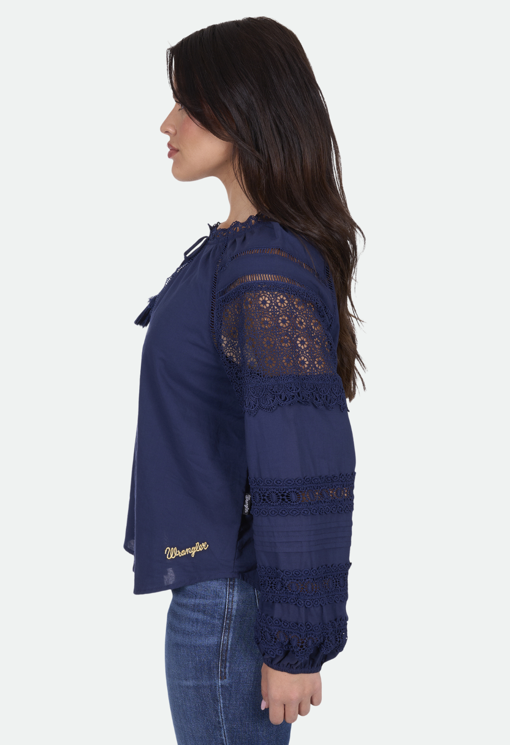 Wrangler Women's TAMARA LS Blouse - Navy