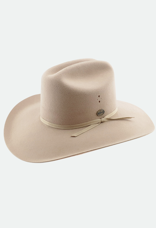 Statesman Hats Serpentine Fur Felt Hat – Light Cream