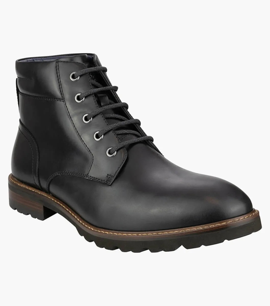 Florsheim Mens Renegade Chukka  Plain Toe Chukka Boot - Black