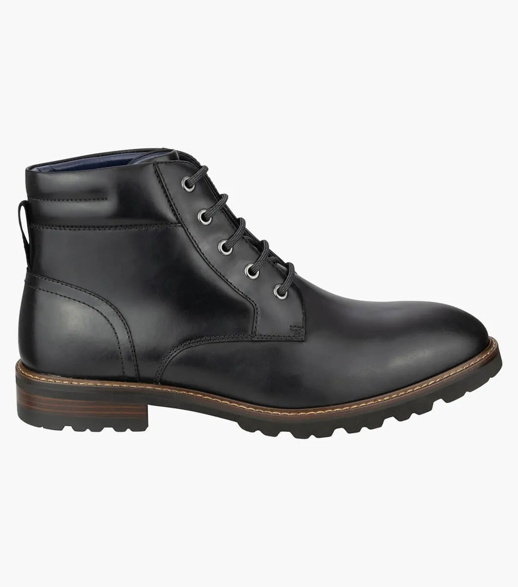 Florsheim Mens Renegade Chukka  Plain Toe Chukka Boot - Black