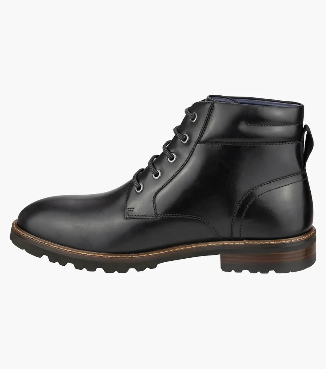 Florsheim Mens Renegade Chukka  Plain Toe Chukka Boot - Black