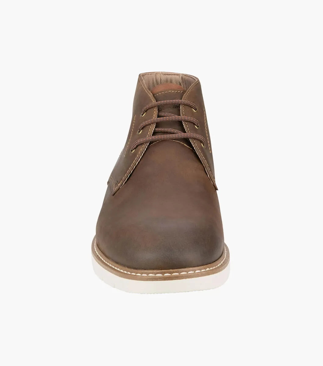 Florsheim Mens Vibe Chukka Plain Toe Chukka Boot - Brown