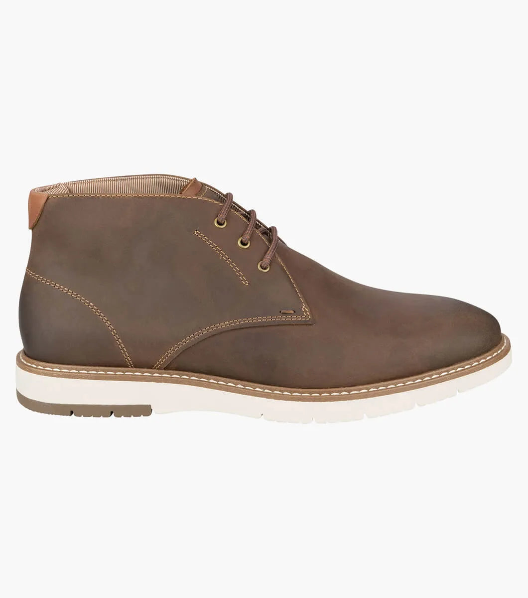 Florsheim Mens Vibe Chukka Plain Toe Chukka Boot - Brown