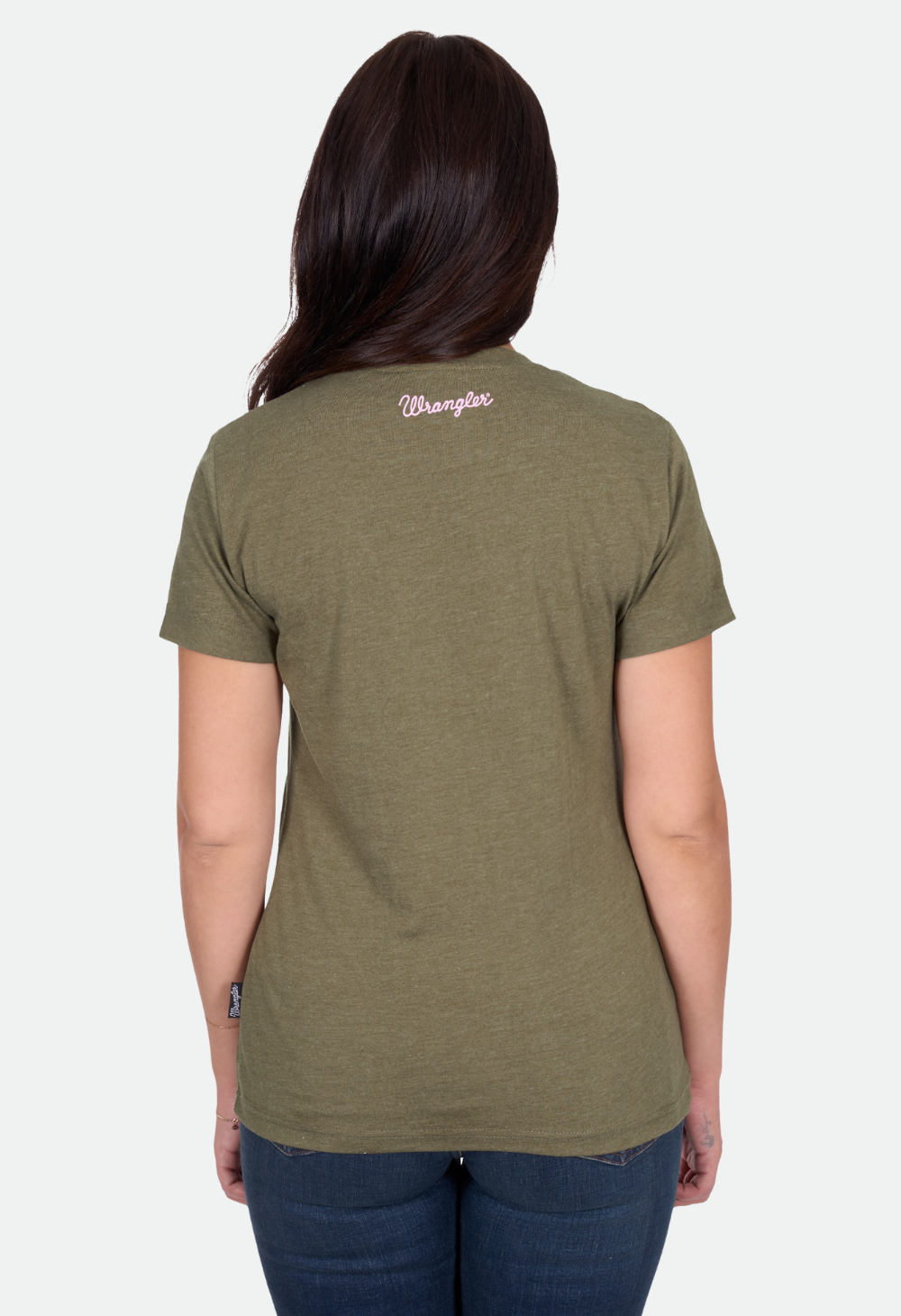 Wrangler Women's JENNY SS Tee - Khaki Marle
