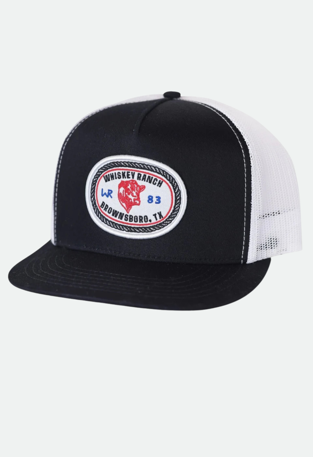 Whiskey Bent Hat Co. '83 Stockyard - Black/White