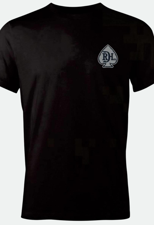 Red Dirt Hat Co. Men's Hold 'Em Graphic Black Short Sleeve T-Shirt Tee