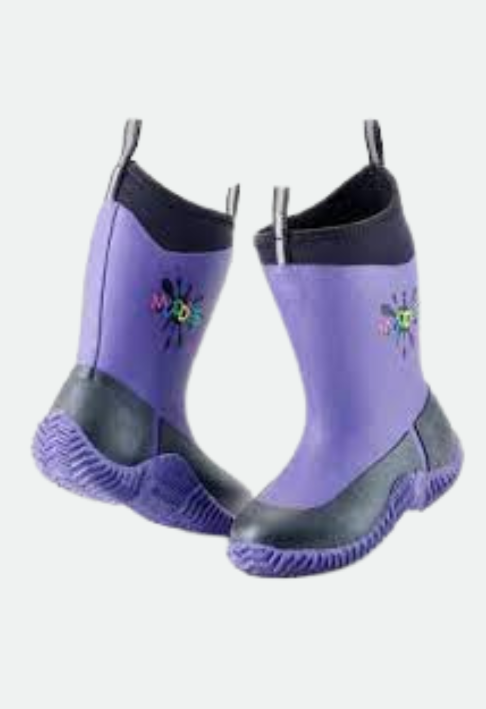 Grubs Kids Muddies Icicles Boot (Black / Violet)