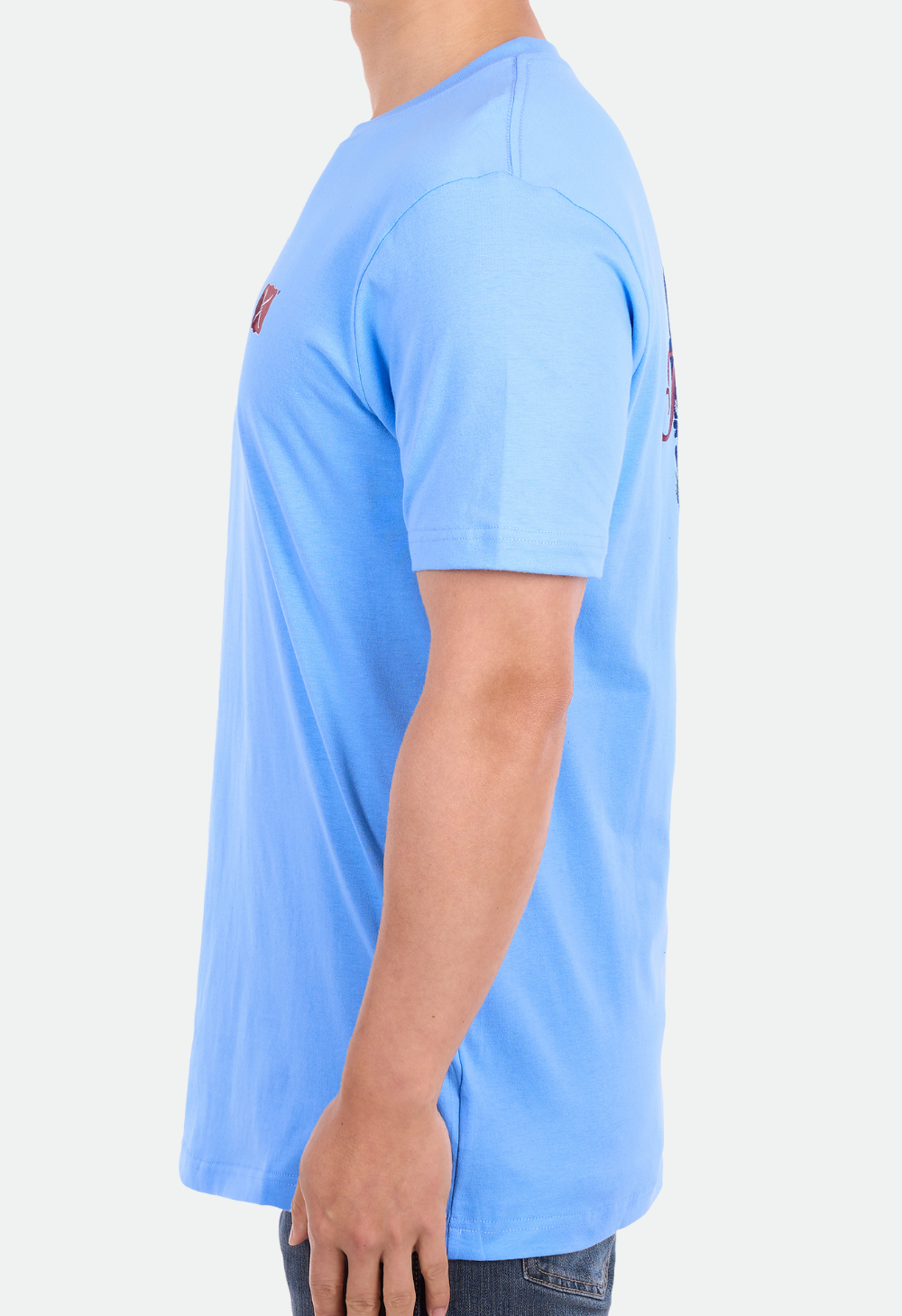 Twisted X Men's Cole  Short Sleeve Tee - Light Blue