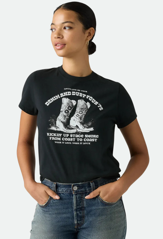 Levi's® Graphic Favorite Tee – Denim and Dust Boots Anthracite