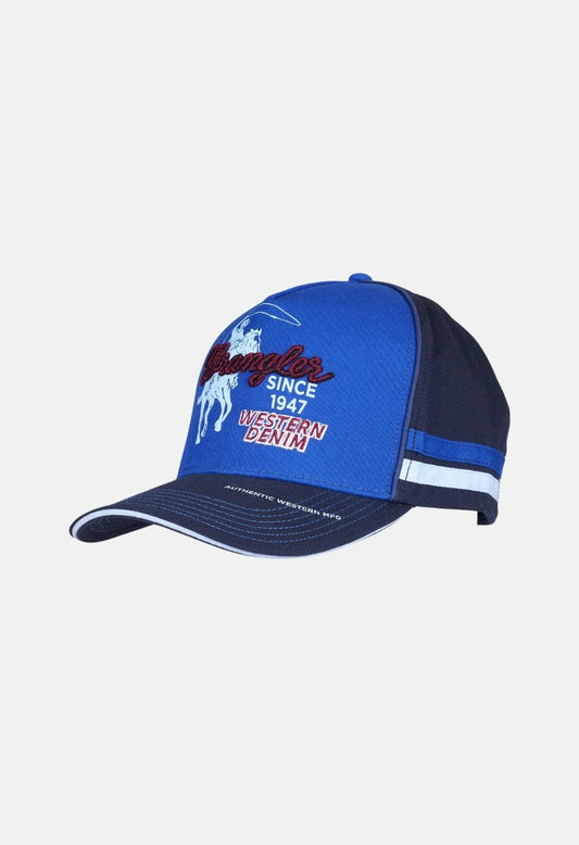 Wrangler Men’s Wade HP Full Back Cap - Blue/Navy