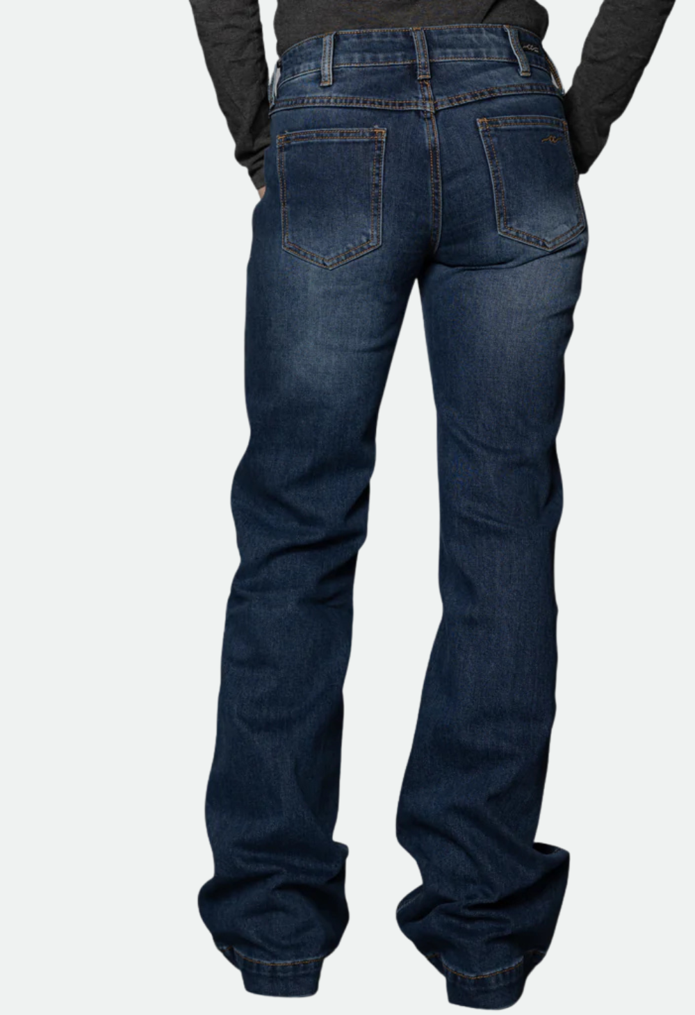 CC Western Women's Magie Mid Rise Trouser Jean Dark Wash