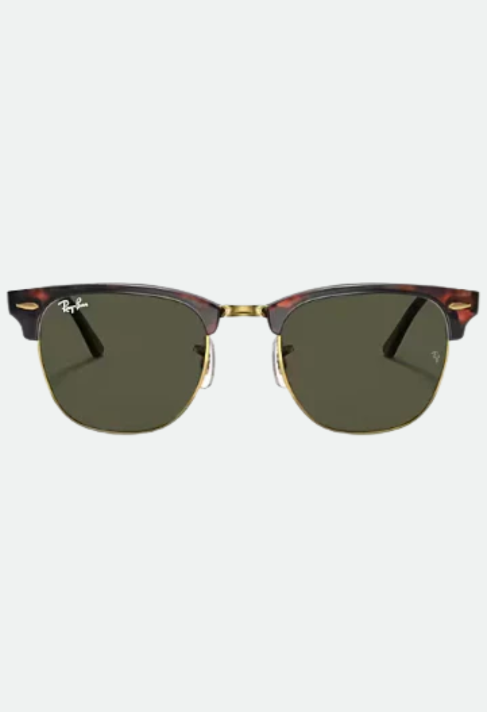 Ray-Ban Clubmaster Classic RB3016 - Mock Tortoise On Arista W/G-15 Green