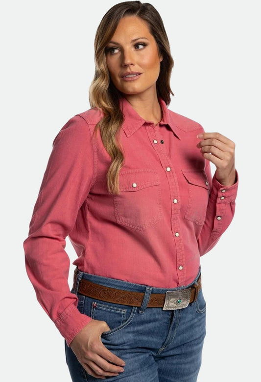 Justin Women's Snap Down Chambray