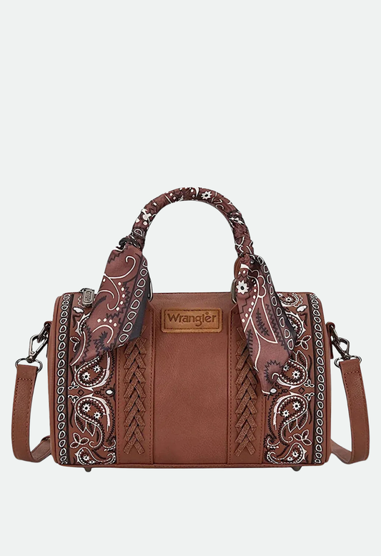 Wrangler Women's Paisley Barrel Bag
