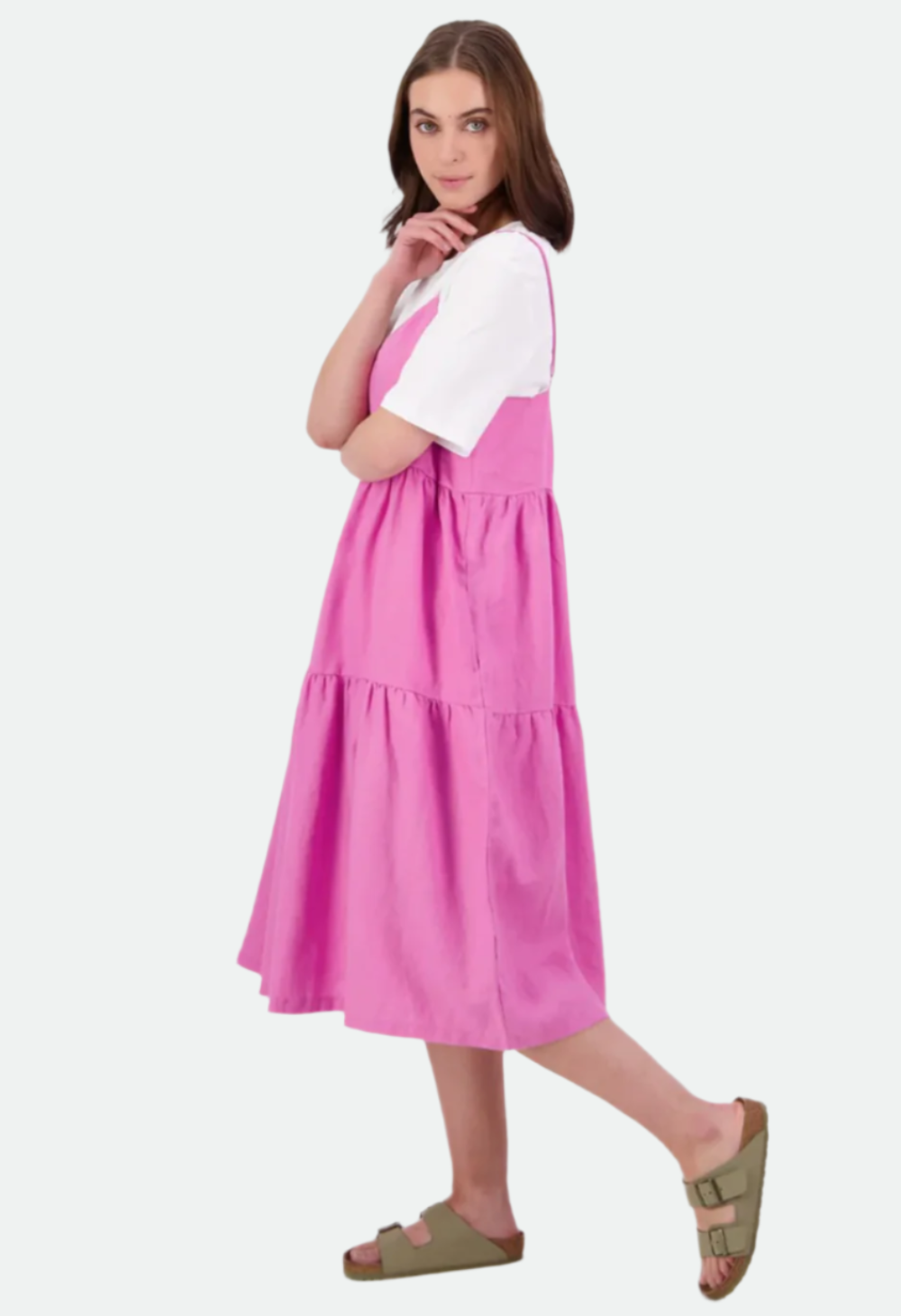 Swandri Women's St Clair V2 Midi Dress - Raspberry