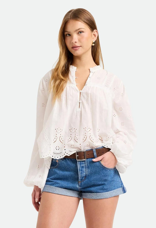 Rolla’s Women’s Darling Voile Blouse – White