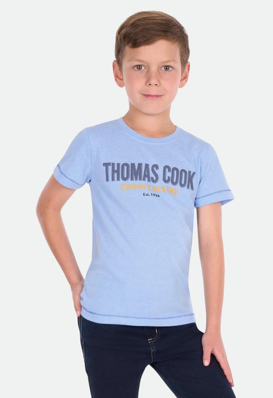 Thomas Cook Boys Orion Short Sleeve Tee - Light Blue