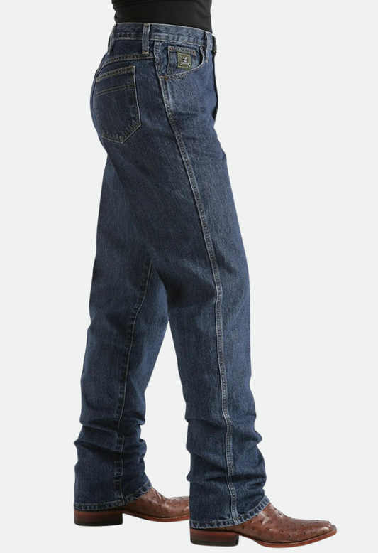 CINCH MEN'S RELAXED FIT GREEN LABEL JEAN - DARK STONEWASH