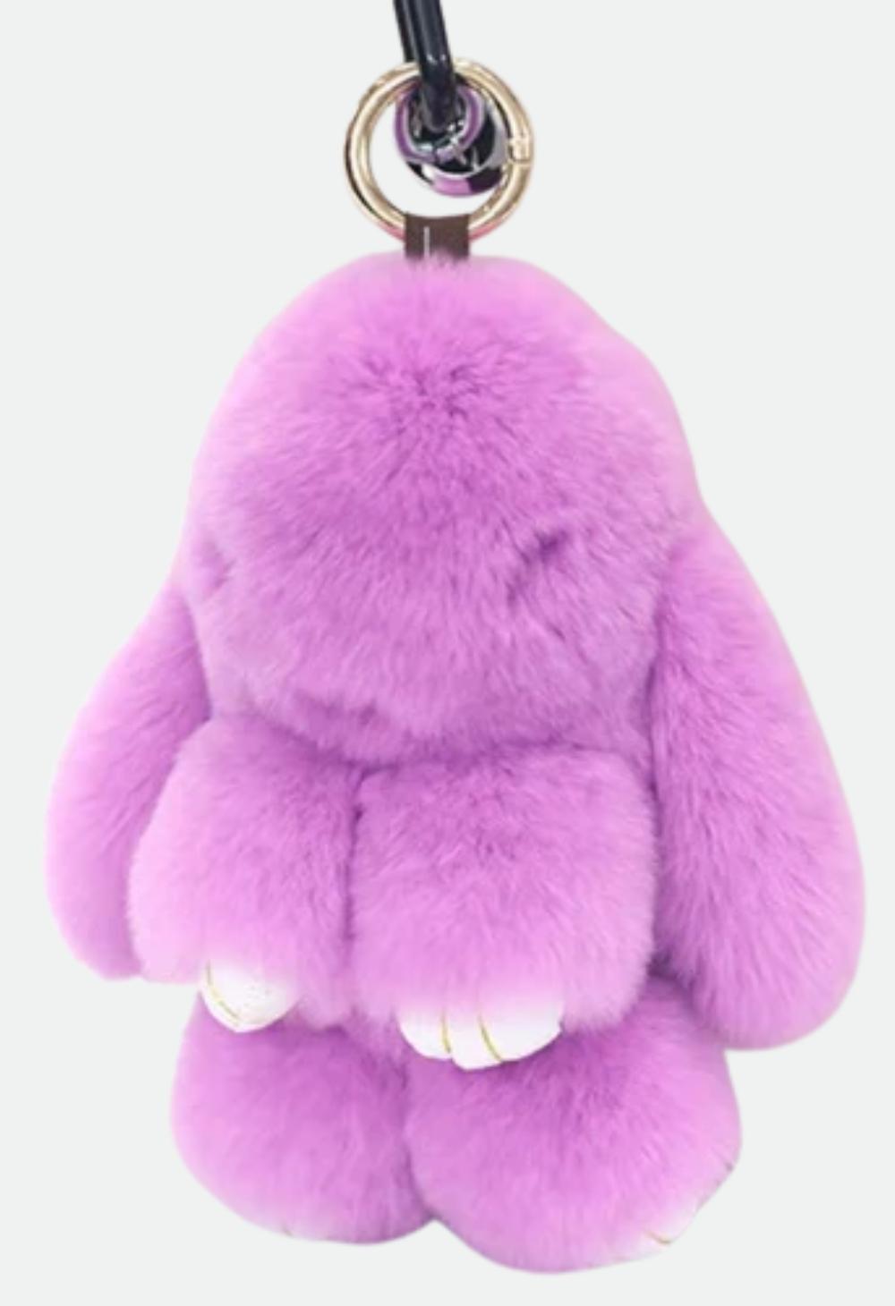 Heavenly Craft Rabbit Fur Doll Keychain