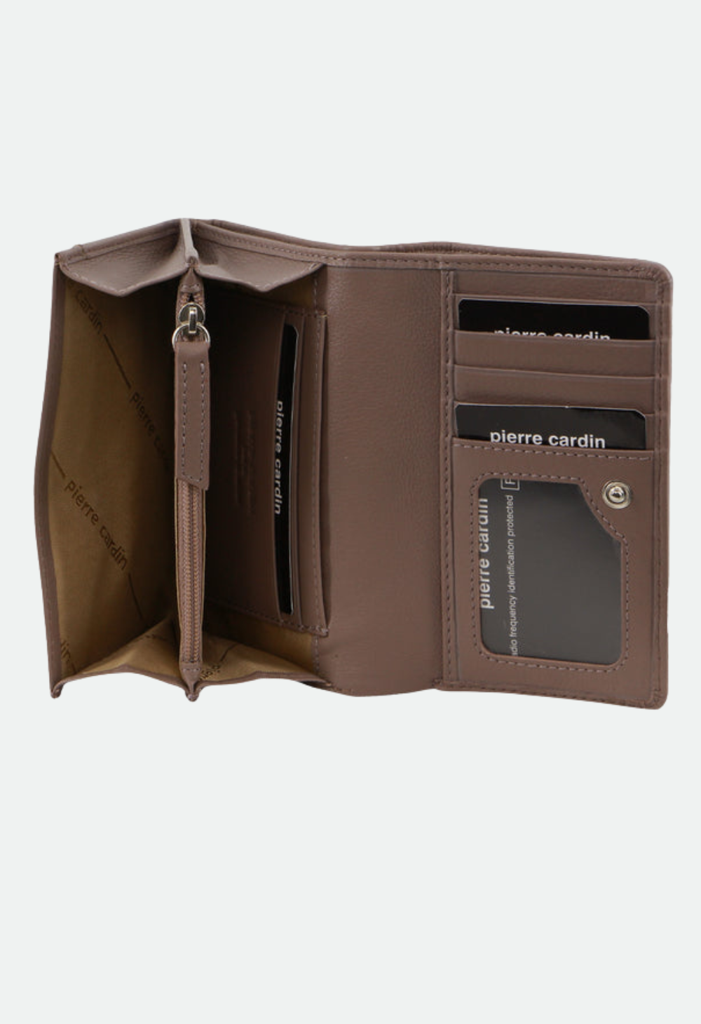 Pierre Cardin Leather Art Design Bi-Fold Flap Wallet