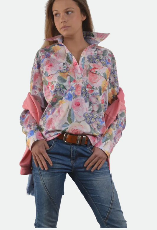 Bullrush Women's Annadale Shirt - Floral