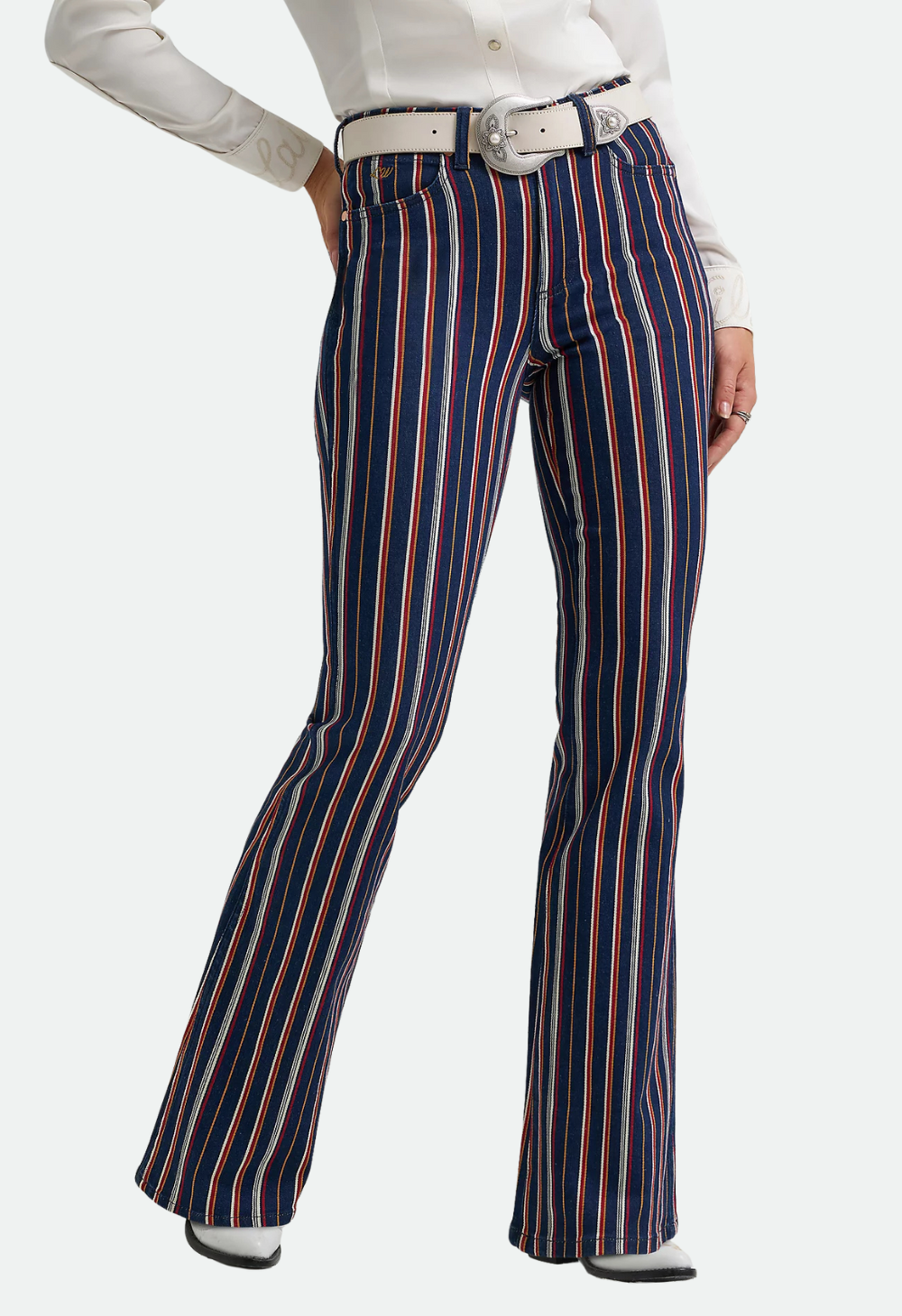 Wrangler x Lainey Wilson Striped Flare Jeans