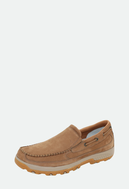 Twisted X Men's Cellstretch Slip On Moc - Camel