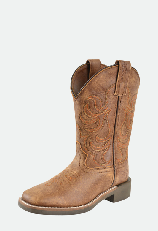 PURE WESTERN CHILDRENS SAWYER BOOT
