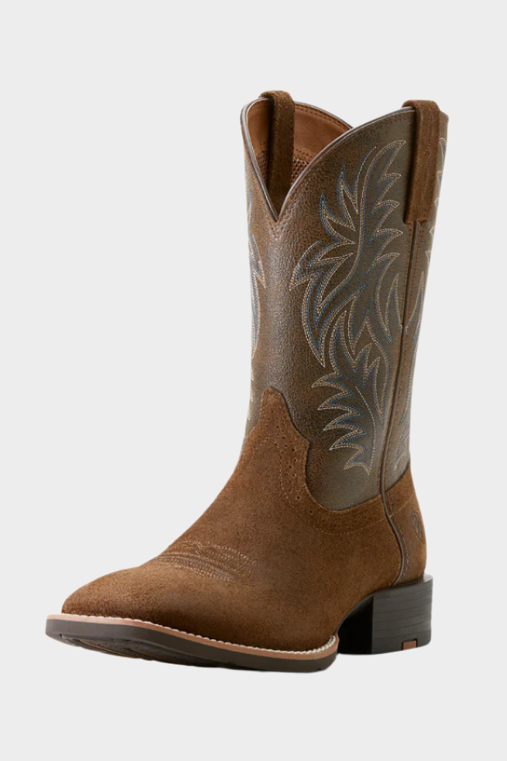 Ariat Men's Sport Wide Square Toe Mesa - Tan / Vintage Bomber