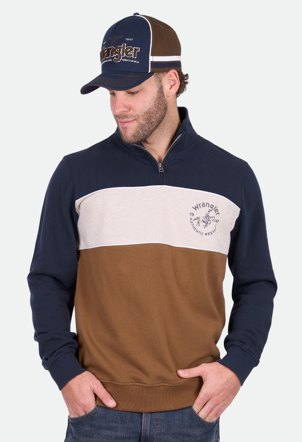 Wrangler Men’s Steve 1/4 Zip Pullover