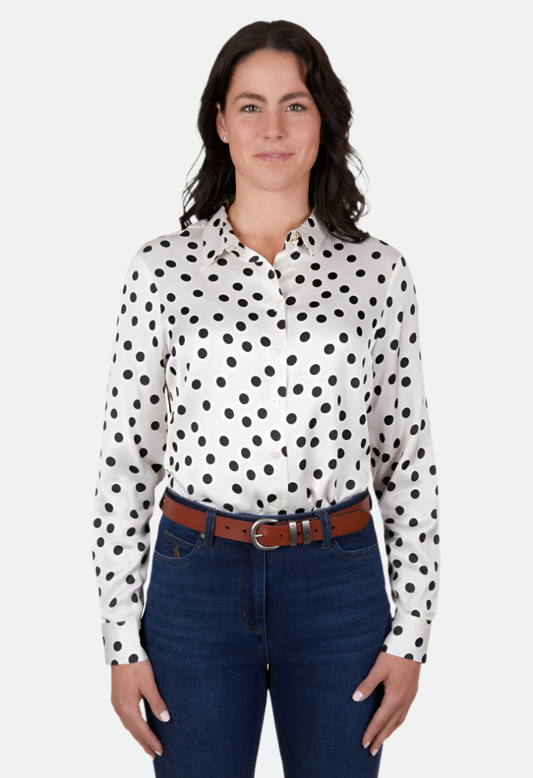THOMAS COOK WOMENS TILLY L/S SHIRT (GARDENIA)