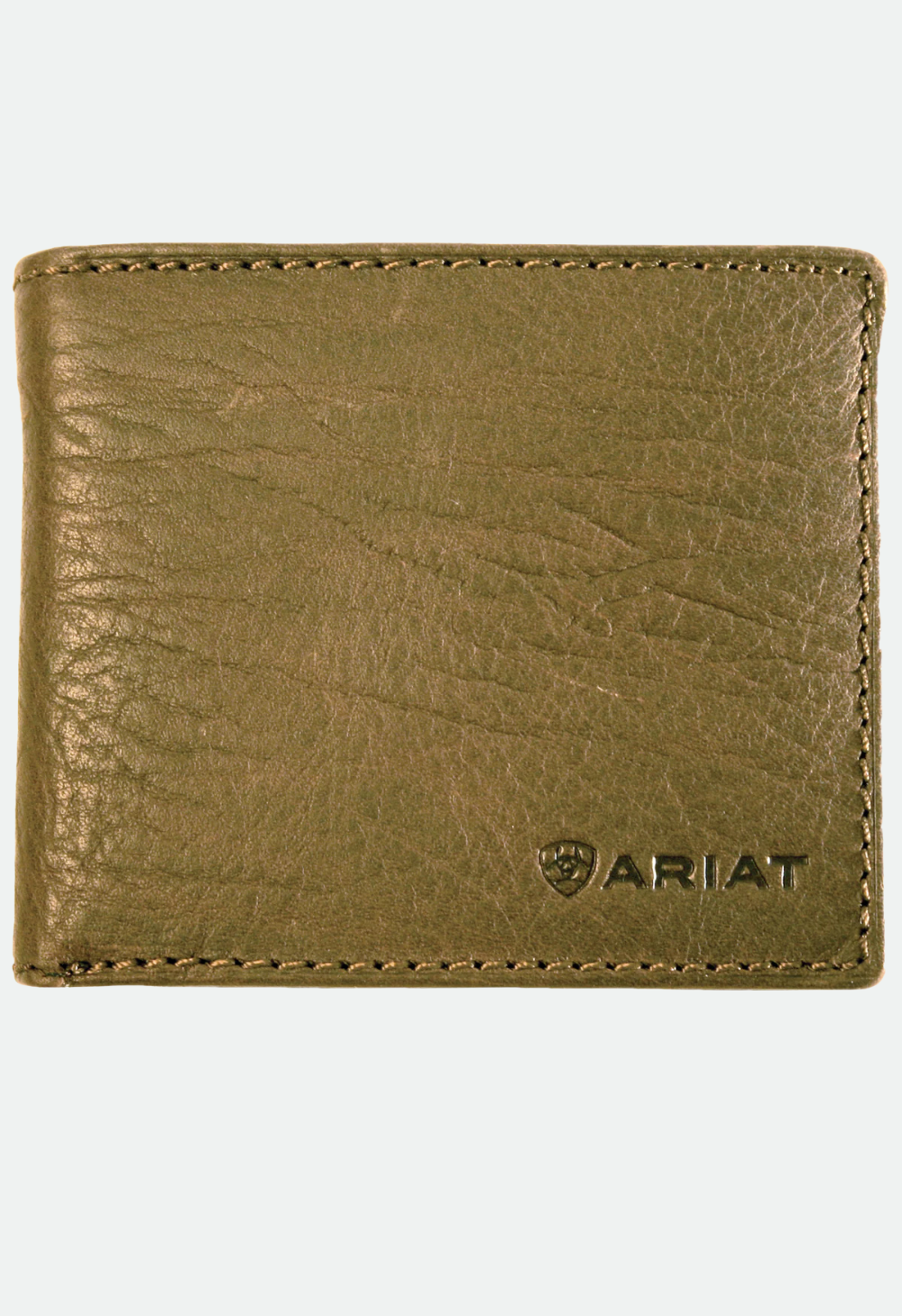 Ariat Unisex Bi-Fold Wallet - Logo Dark Brown (WLT2107A)