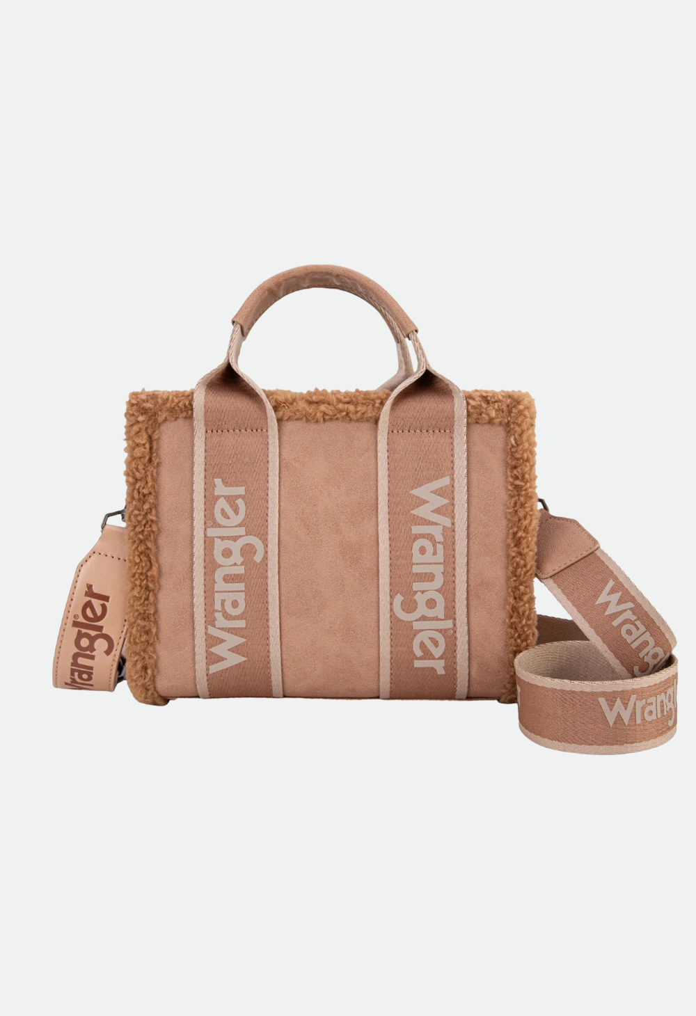 Wrangler Ladies Sherpa Logo Sml Crossbody Bag