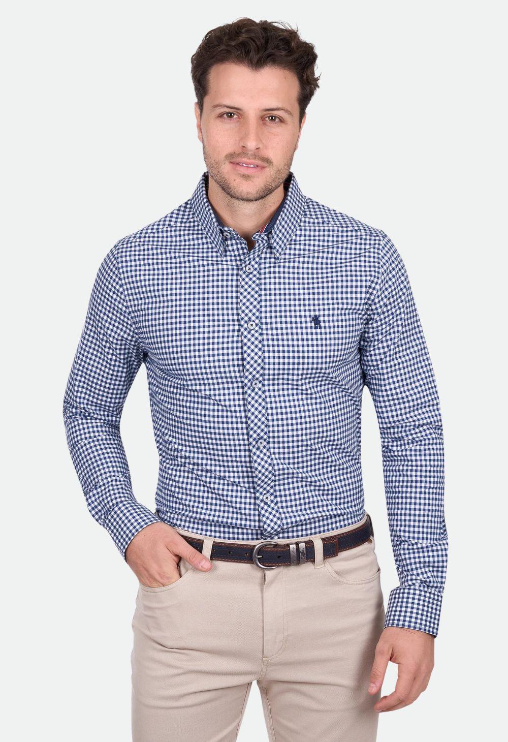 Thomas Cook Men’s Anthony Check Tailored Long Sleeve Shirt