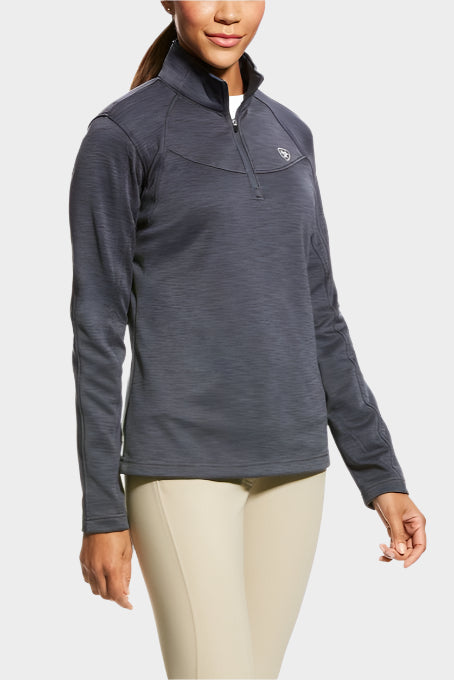 Ariat Women's Conquest 1/4 Zip - Ebony