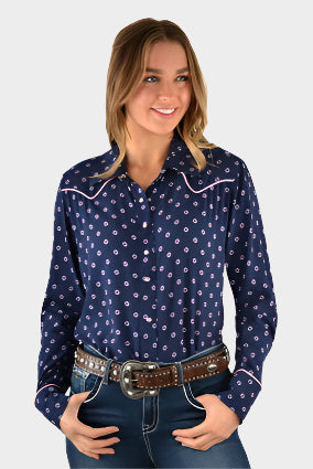 Pure Western Women's Lorrinda Print L/S Shirt
