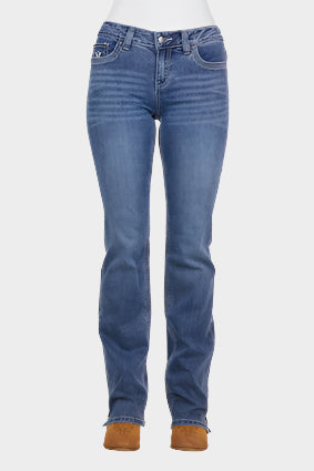 BULLZYE WOMENS AZALEA BOOTCUT JEAN - 34 LEG