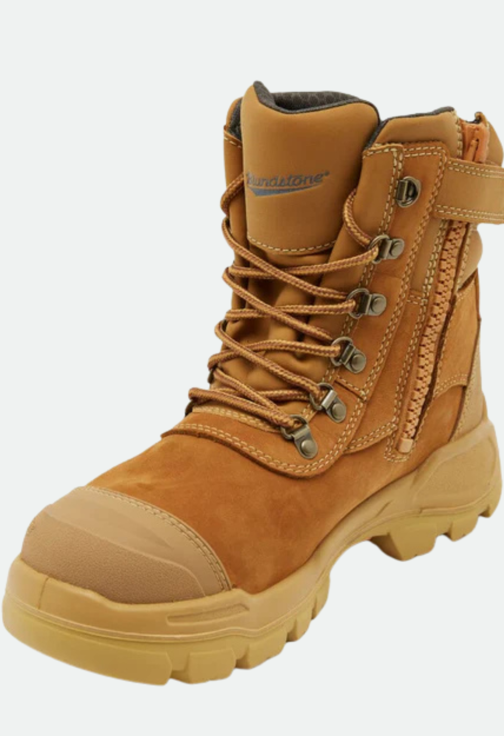 Blundstone Unisex Rotoflex 9099 MAX AquaShield Zip Side Safety Boot - Wheat