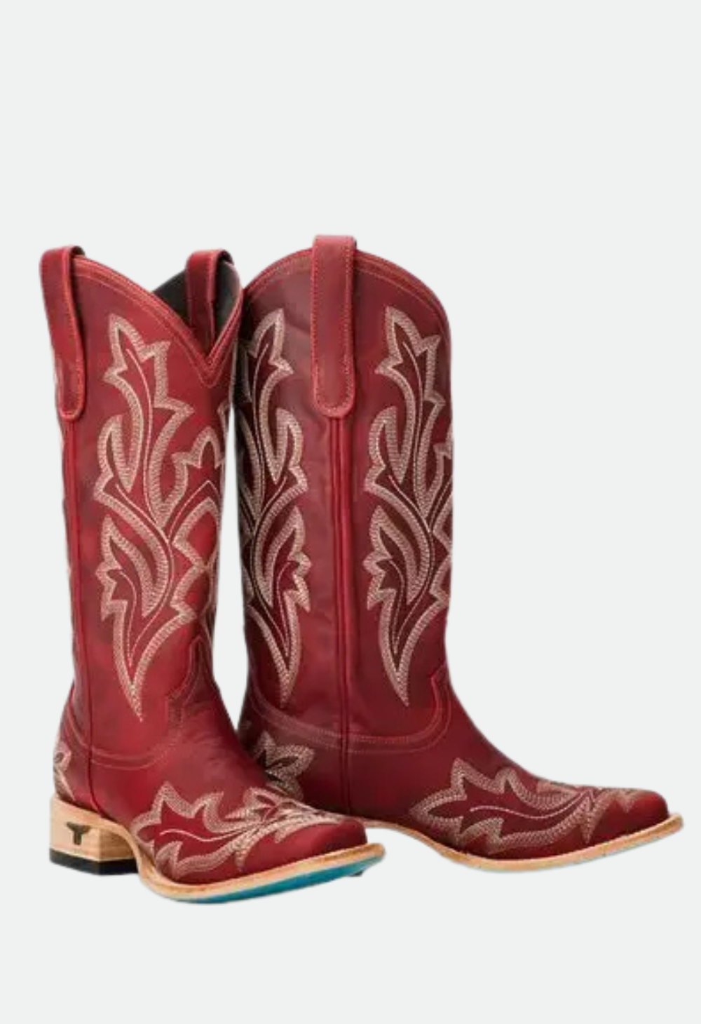 Lane Boots Saratoga Square Toe Smouldering Ruby