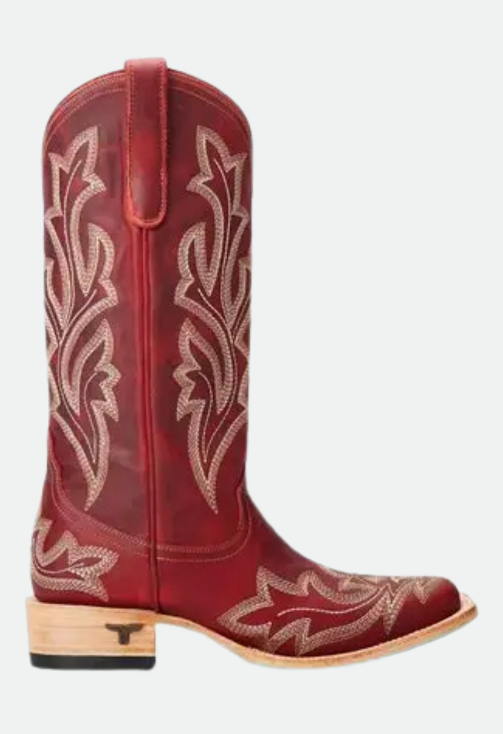 Lane Boots Saratoga Square Toe Smouldering Ruby