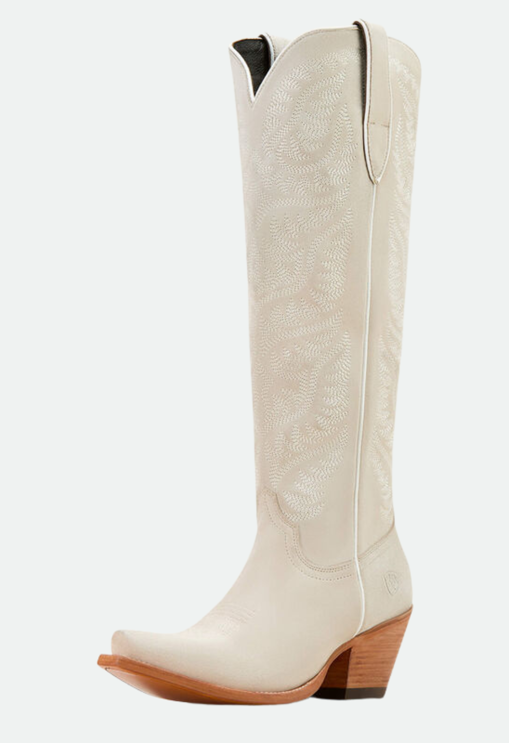 Ariat Women Laramie StretchFit Western Boot - Oyster Suede