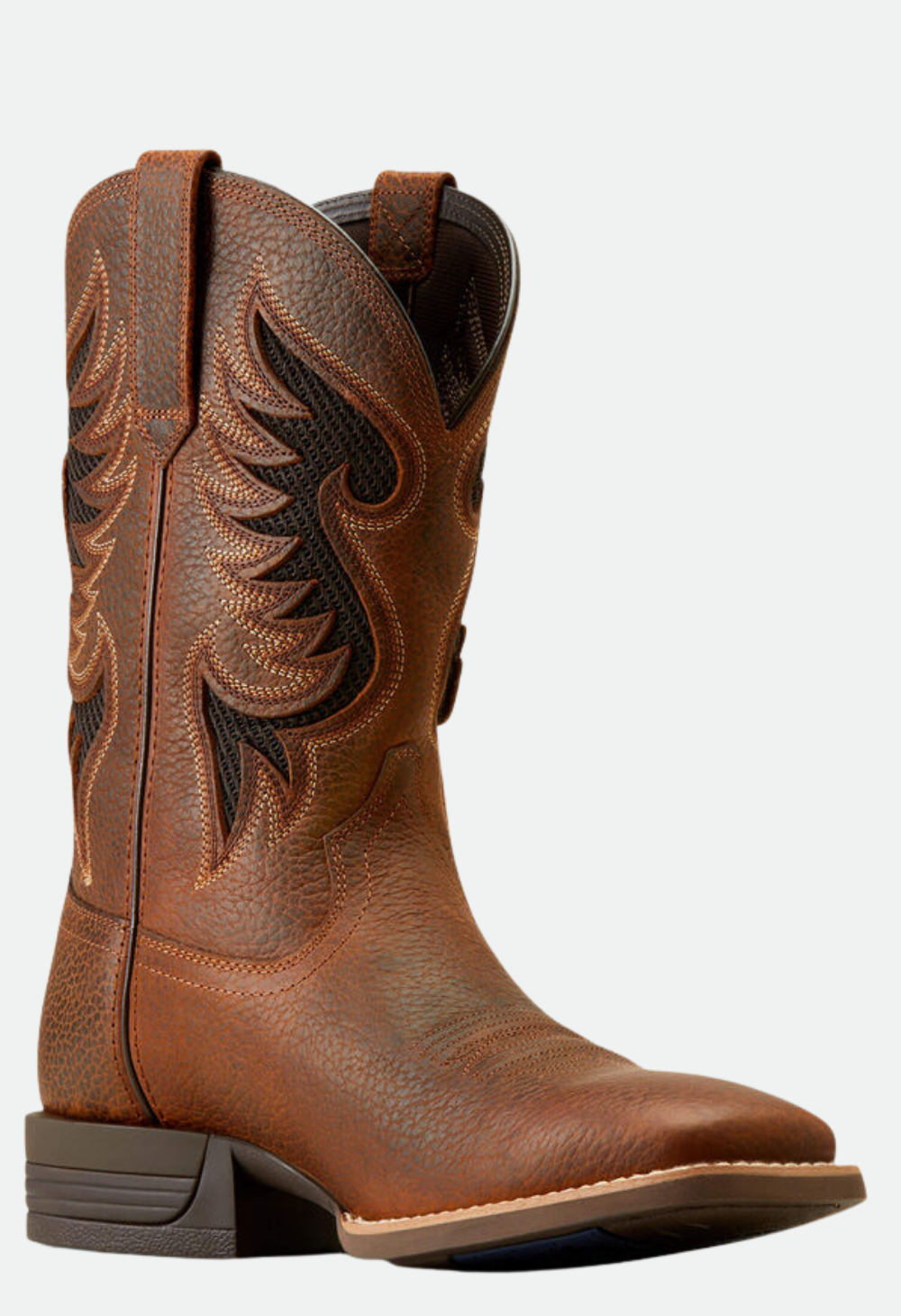 Ariat Men's Cowpuncher VentTEK Cowboy Boot - Brown Oiled Rowdy