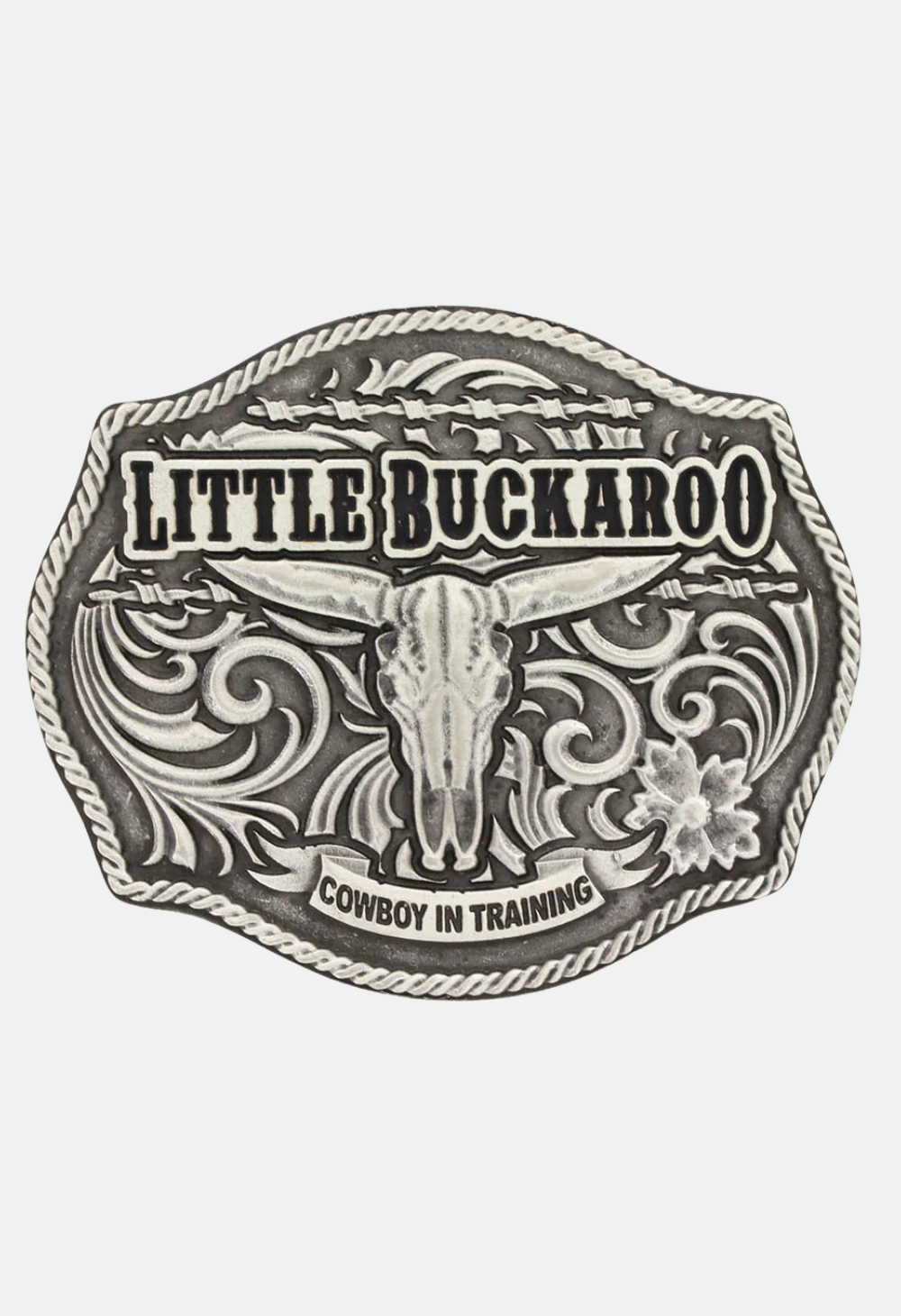 Montana Kid's Western Buckle - Classic Impression Lil'  Buckarro Skull Attitude