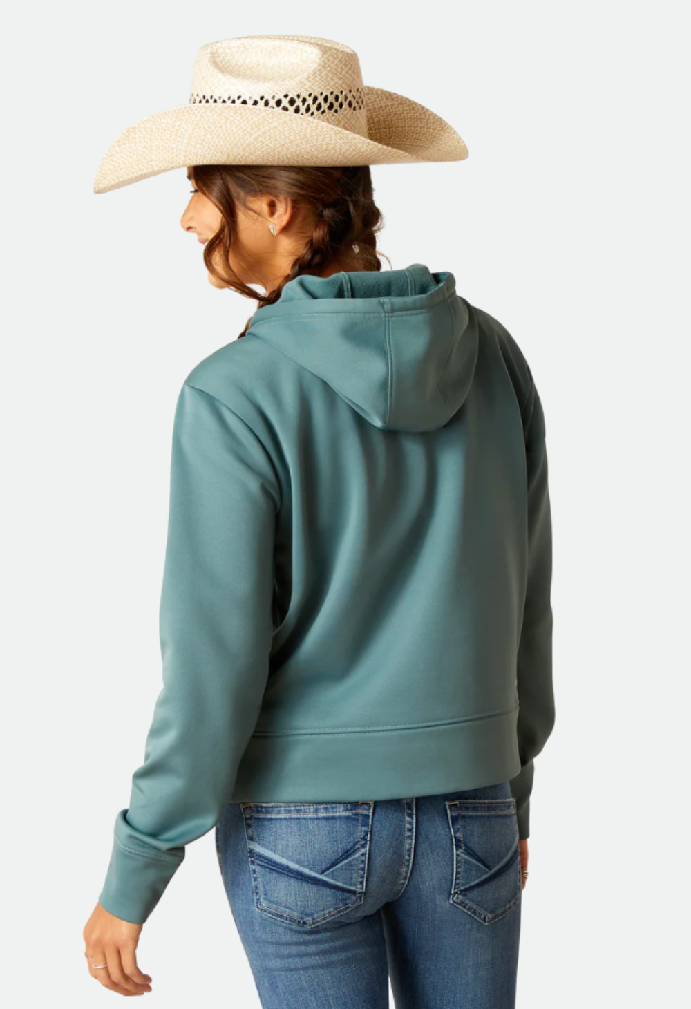 Ariat Women's 1/2 Zip Tek Hoodie - North Atlantic (10049034 )
