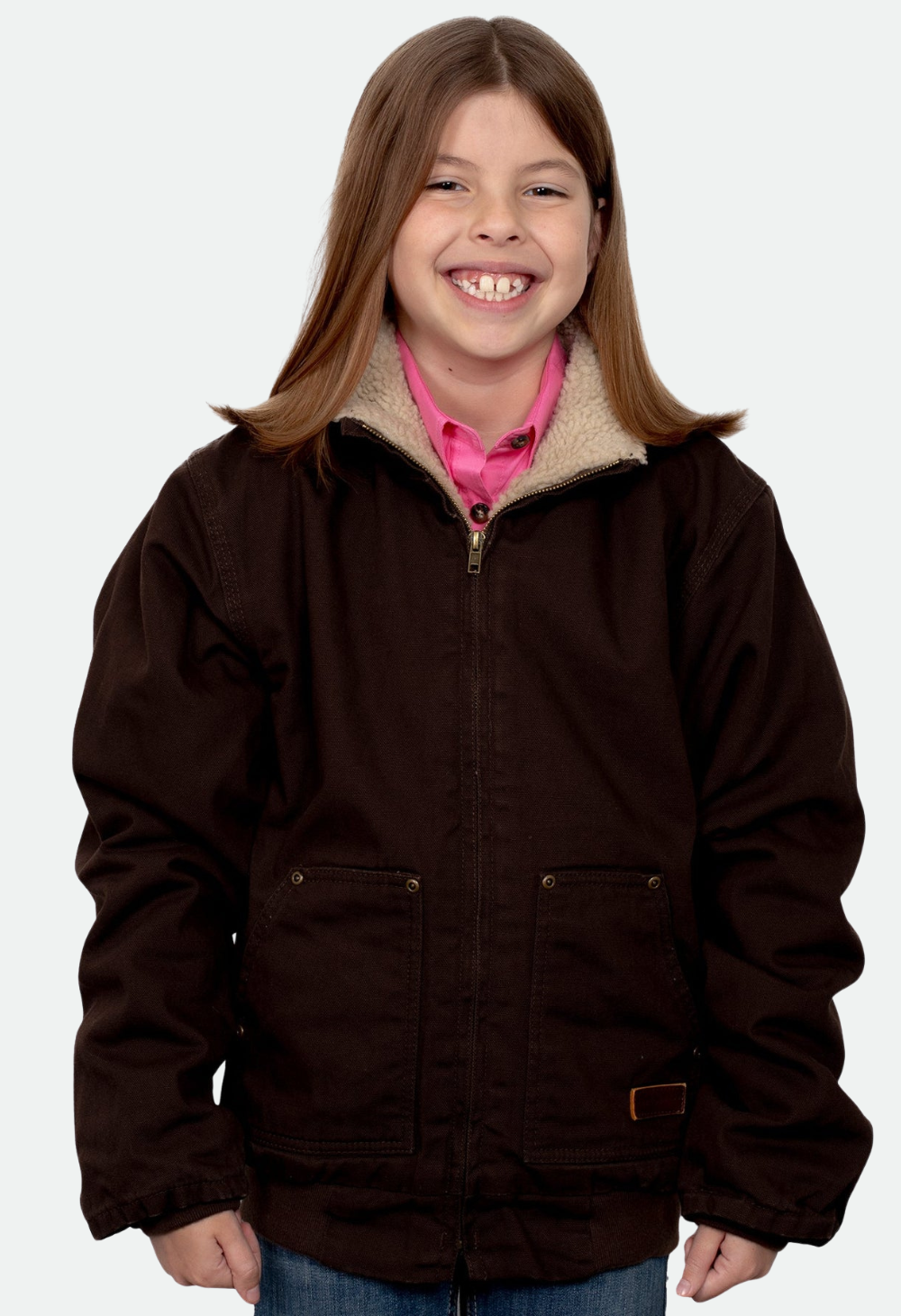 Just Country Kid's Junior Diamantina Sherpa Jacket